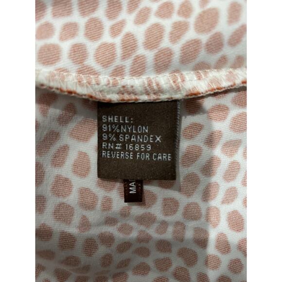 J.McLaughlin Orange & White Nylon Top Dress Women Size Small A001794 - Picture 4 of 11